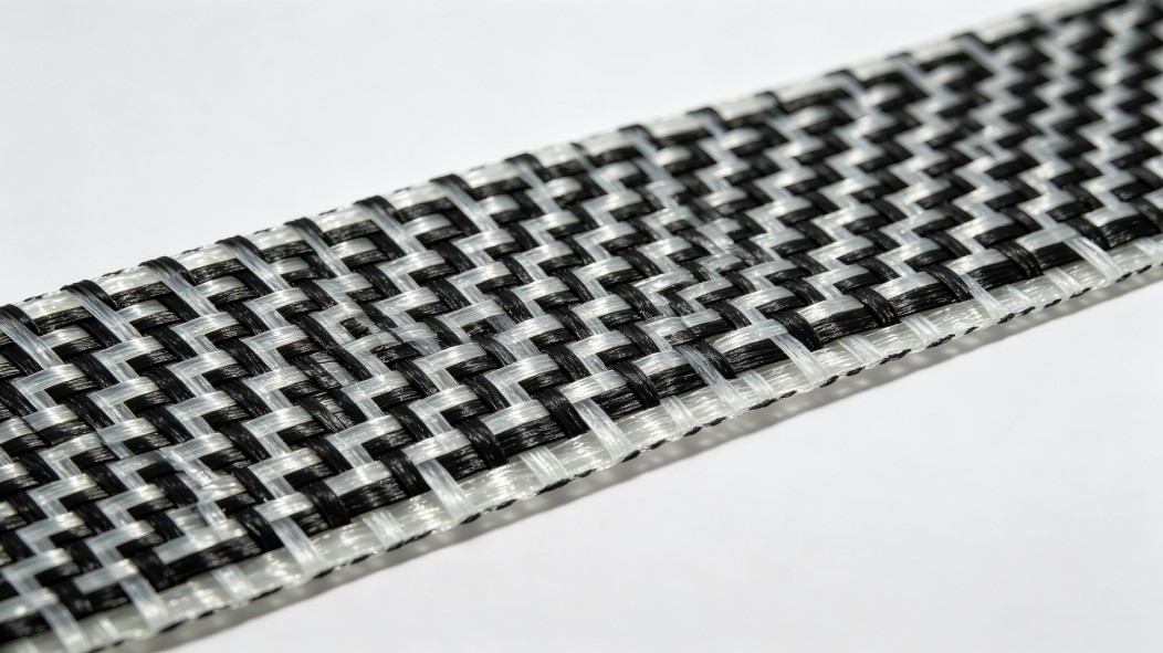 碳玻混纺织物照片 Hybrid fiber fabric - Image 1